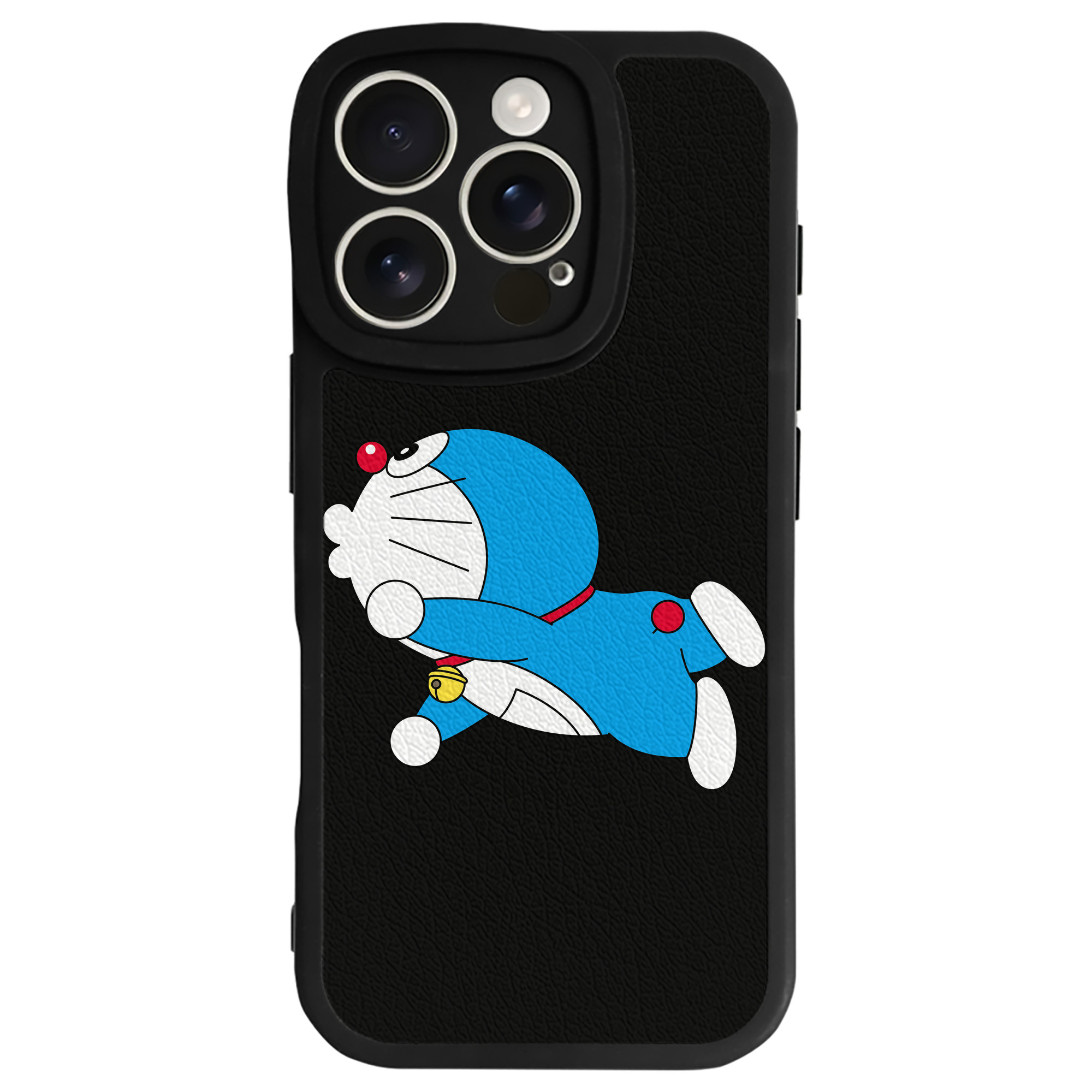 （画像用） ドラえもん Doraemon 【iPhone 16シリーズ対応】シリコンスマホケース（レザー調） 材質：シリコン
